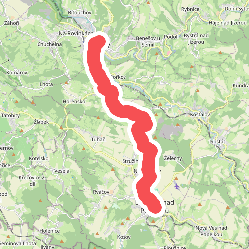 [M] Lomnice nad Popelkou - Semily