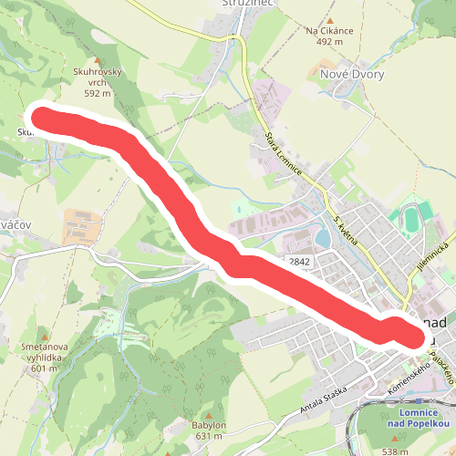 [Ž] Lomnice nad Popelkou - Skuhrov