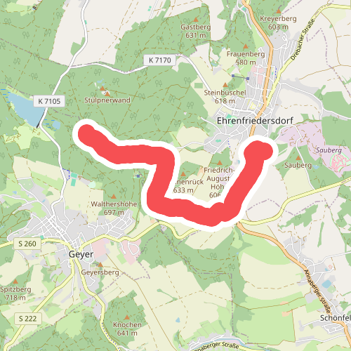 Greifensteine-Röhrgrabenweg-Ehrenfriedersdorf