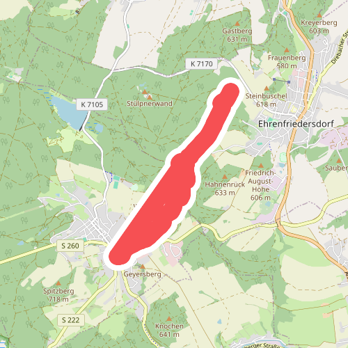 Ww Ab Fernwanderweg Eisenach-Budapest nach Geyer