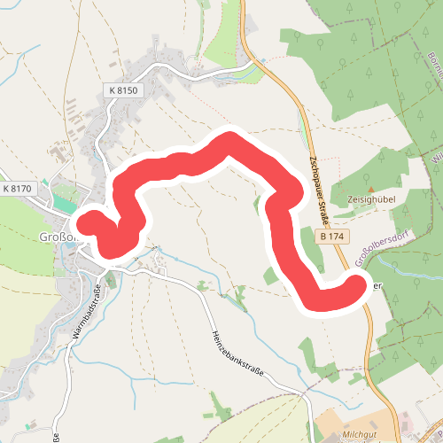 Ww Großolbersdorf-Halfterhäuser über Zeisighübel