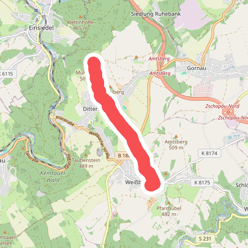 Mühlberg - Weissbach