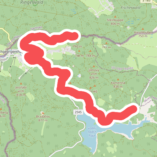 [Z] Bystrý potok (CZ/D) - Fláje hájovna