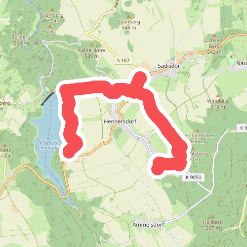 Talsperre Lehnmühle - Hennersdorf