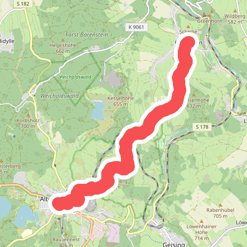 Bärenstein - Geisingberg (grüner Punkt)