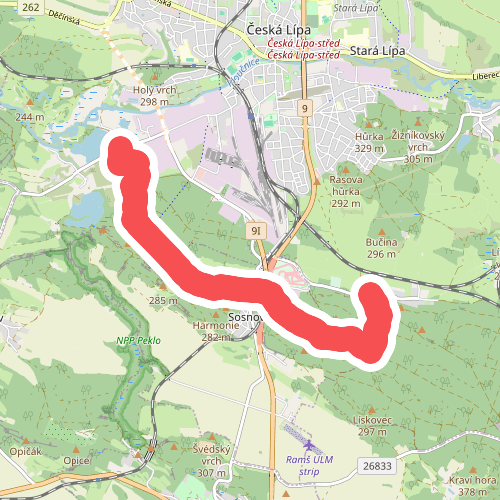 [Ž] Česká Lípa Dubice - Okřešice