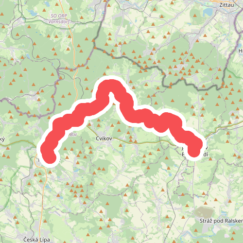 [Č] Jablonné v Podještědí - Nový Bor