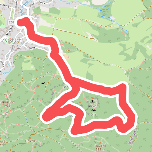 [M] Sloupský okruh modrý