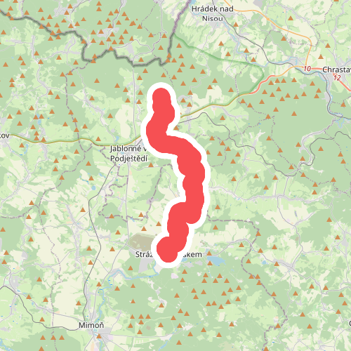 [Ž] Pod Liščí horou - Žibřidice (bus)