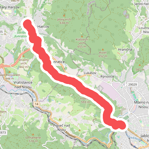 [M] Harcov - Jablonec nad Nisou