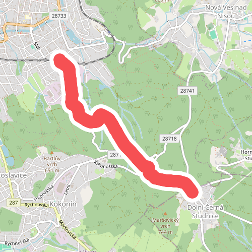 [Ž] Jablonec n. N. - Dolní Černá Studnice