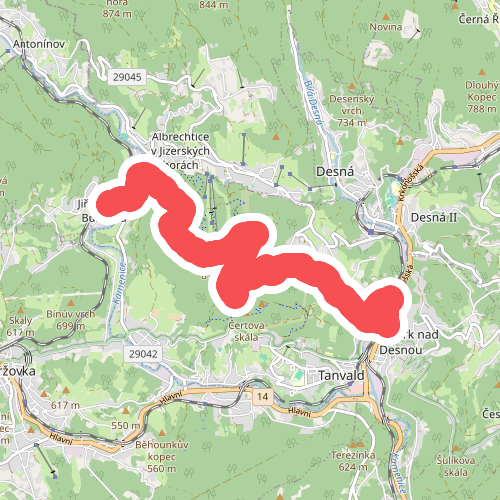 [Z] Tanvald - Jiřetín pod Bukovou