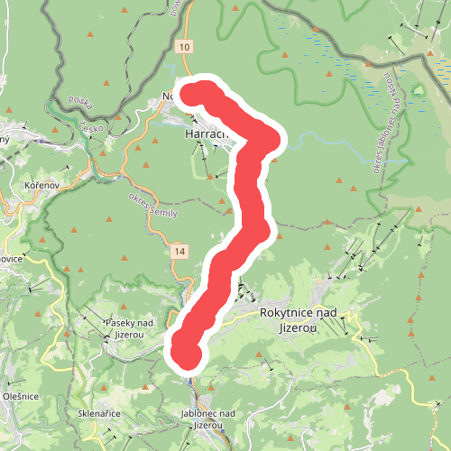 Zadní Blansko - Harrachov (kemp)