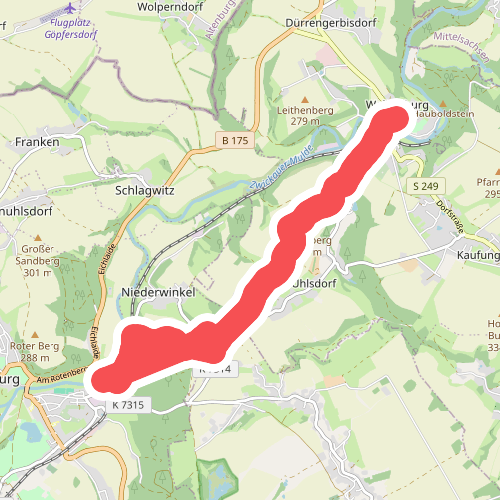 Ww Wolkenburg - Höllgrund -Waldenburg