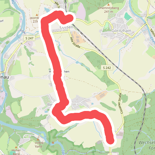 Wanderweg Berthelsdorf – Hohenkirchen – Lunzenau