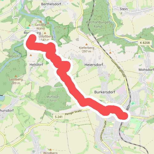 Wanderweg Burgstädt – Rochsburg