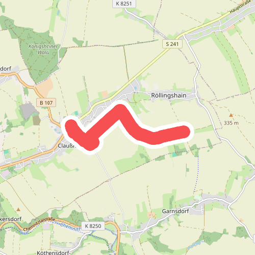 Wanderweg Claußnitz – Röllingshain (Hinterm Zaun)