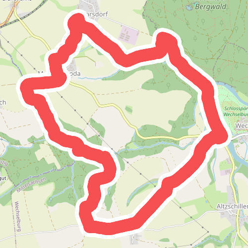Wanderweg Corba – Mutzscheroda – Wechselburg