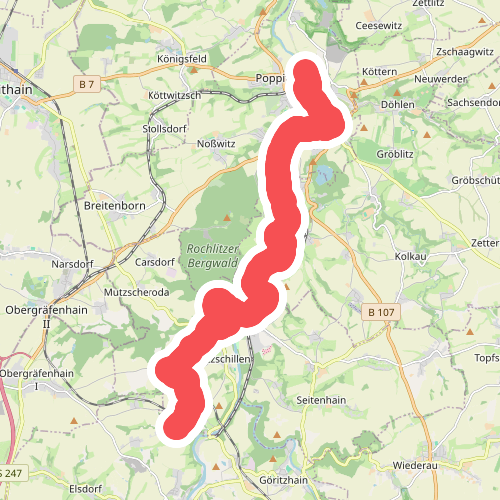 Wanderweg Göhren – Rochlitz