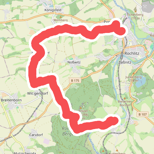 Wanderweg Sörnzig – Welsche – Rochlitz