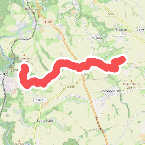 Wanderweg Wechselburg – Winkeln