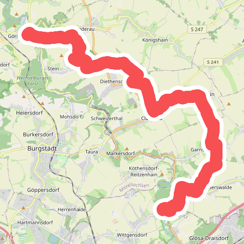 Wanderweg Wittgensdorf – Göritzhain