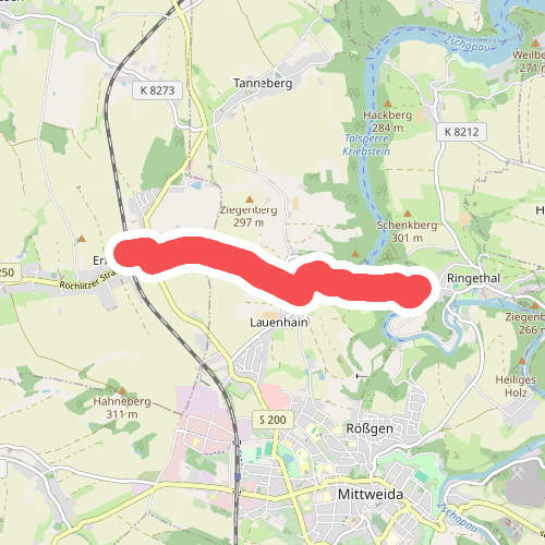 Mühlweg Erlau – Lauenhain