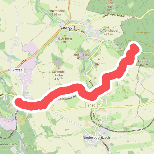 Hilbersdorf-Niederbobritzsch-Tännicht-Mittelpunkt Sachsen