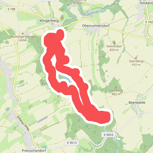 Rundwanderung um die Trinkwassertalsperre Klingenberg