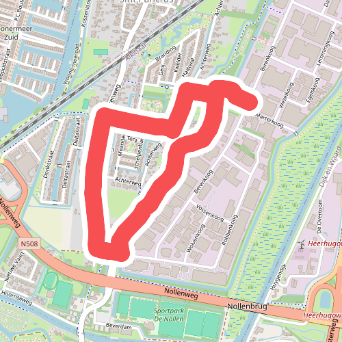 Gele lunchwandelroute