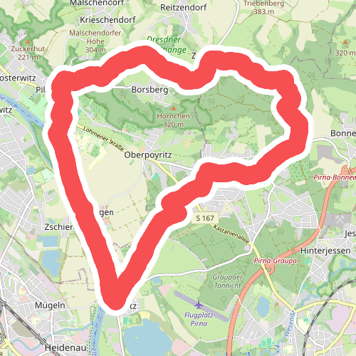 Rundweg Gelber Punkt (Pillnitz - Graupa)