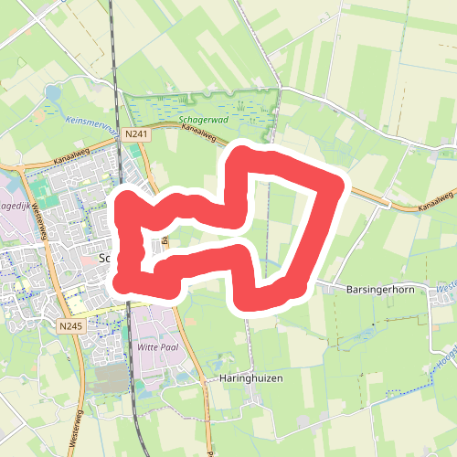 Barsingerhornroute (paars)