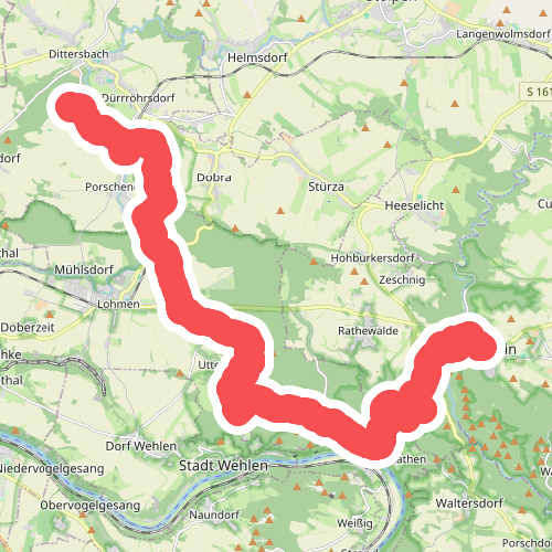 Wanderweg Hohnstein-Schöne Höhe