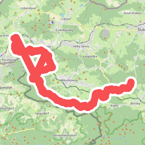 [M] Zelený kříž - Horní Poustevna