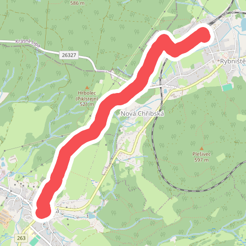 [M] Chřibská - Rybniště (žst)