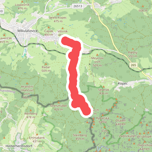 [Z] Mikulášovice bus - hranice D