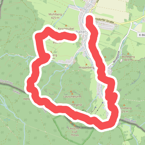 LG-Grüner Gegenschrägstrich - Naturlehrpfad Waltersdorf