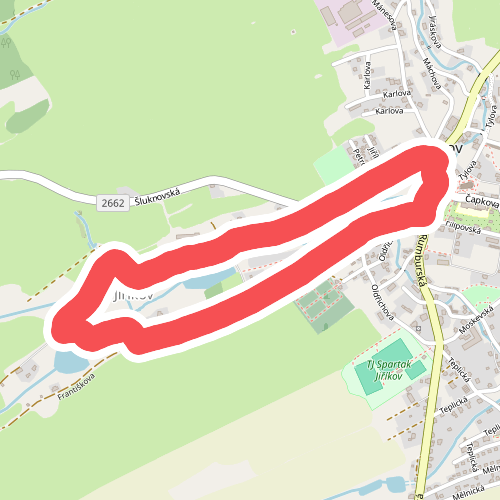 Cesta Novým Jiříkovem