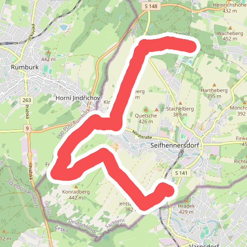 Seifhennersdorf Querxenland - Ölmühle (gelber Punkt)