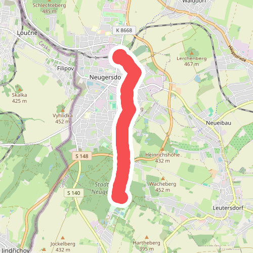 Dreieckerweg (grüner Strich)