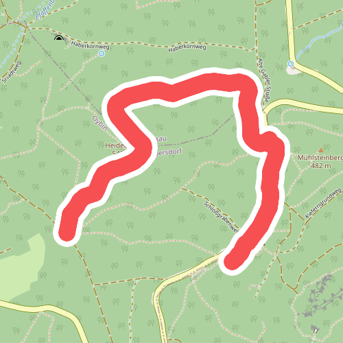 Heideberg - Karlsfried (gelber Strich)