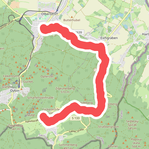 Olbersdorf- Lückendorf (grüner Strich)