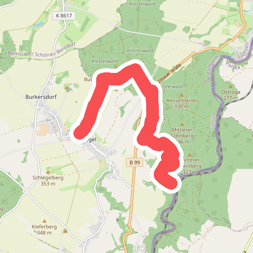 Schlegel - Klosterwald (gelber Strich)