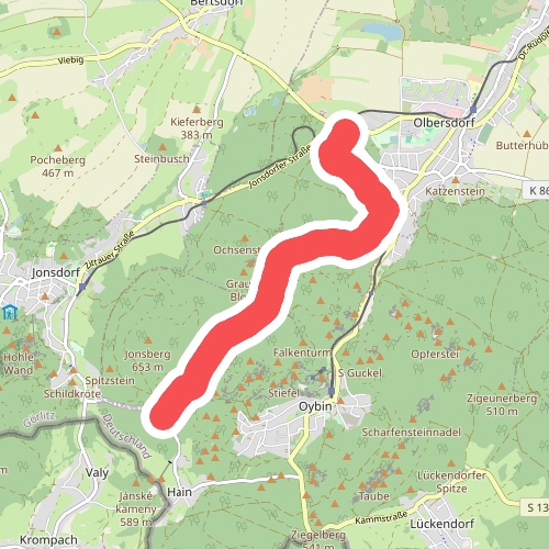Wald-Lehrpfad Alte Leipaer Straße