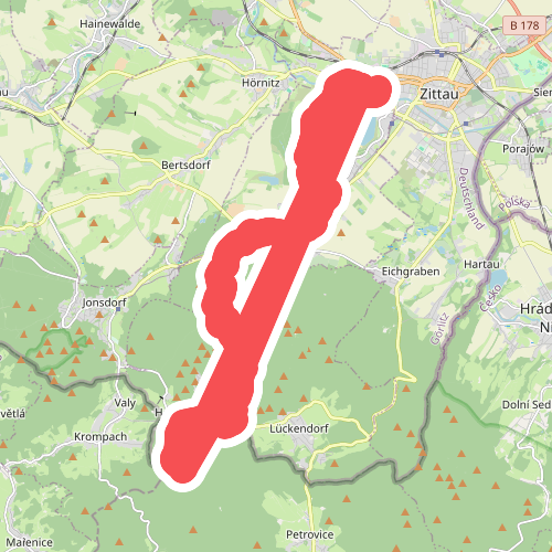 Zittau - Hochwald (grüner Strich)