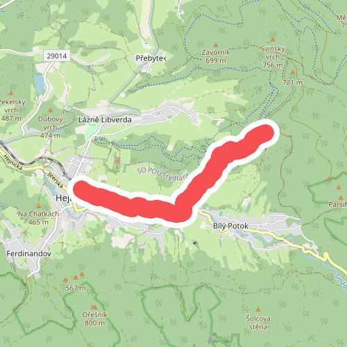 [M] Hubertka - Hejnice (žst.)