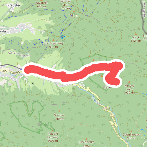 [Ž] Bílý Potok pod Smrkem – Pod Klínovým vrchem