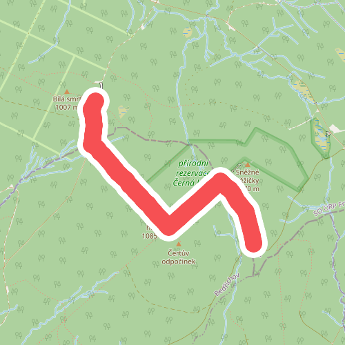[Ž] Rozmezí – Sedlo Holubníku