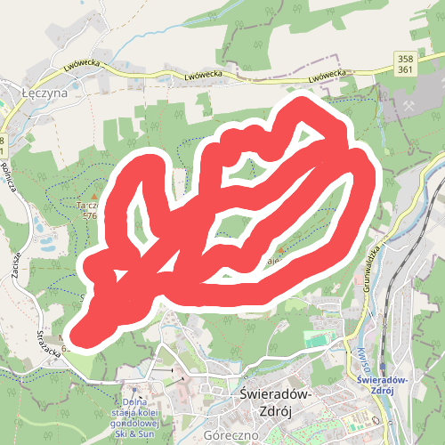 Runtrack czerwony 10 km