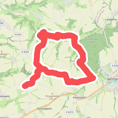 Rundweg Zettlitz – Auenbachtal – Zettlitz